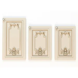 This double french wall panel moulding has an interesting carved composition consisting of a rectang..